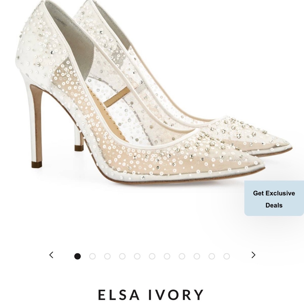 Bella Belle Elsa Ivory Wedding Shoes